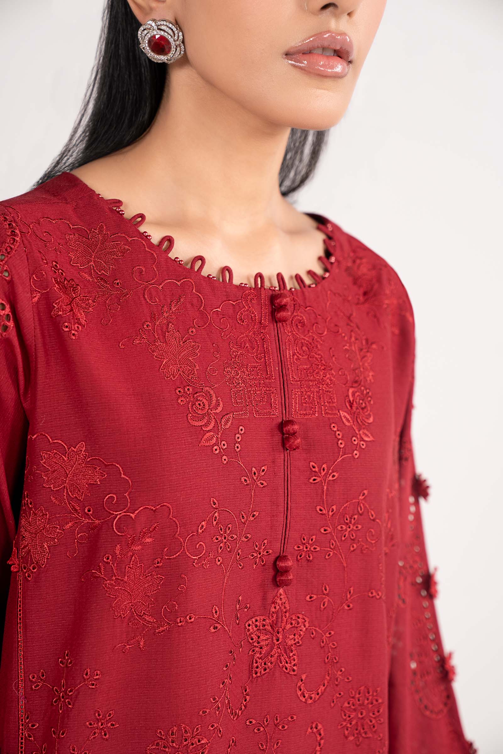 Maria B | Eid Collection 26 | 3 Piece Embroidered Dobby Lawn Suit