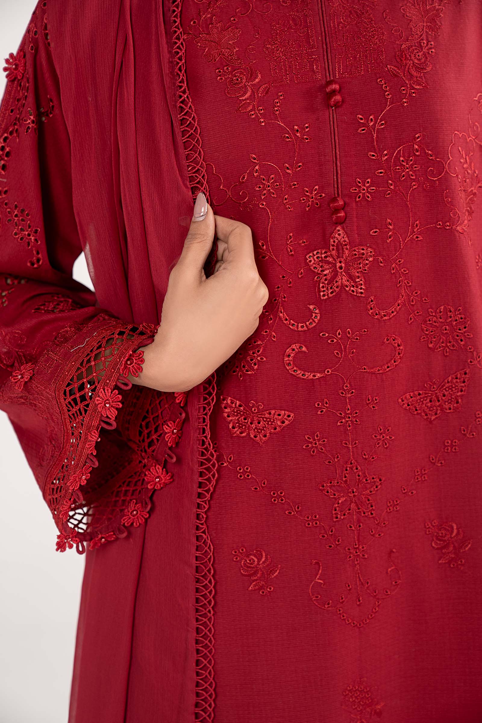 Maria B | Eid Collection 26 | 3 Piece Embroidered Dobby Lawn Suit