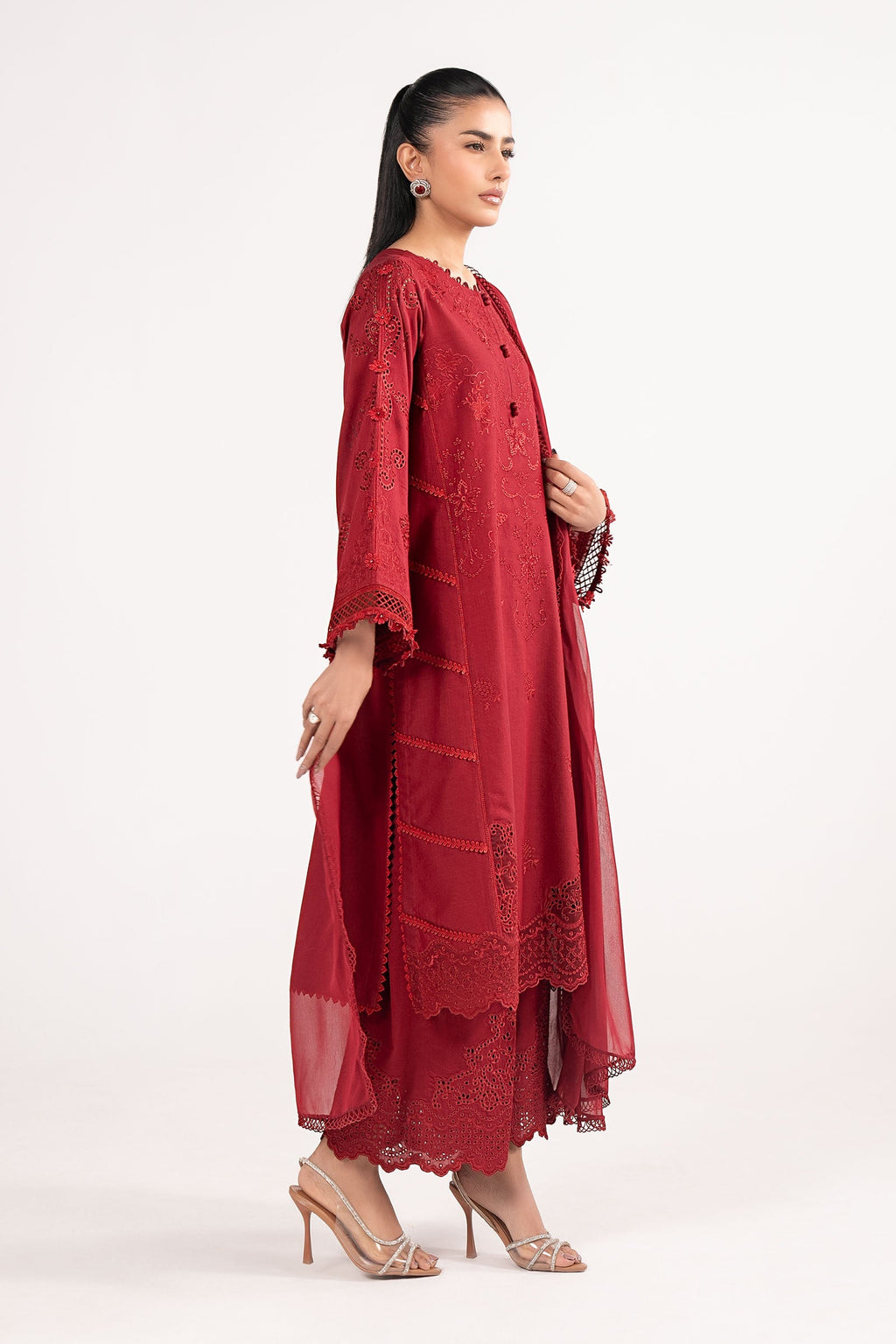 Maria B | Eid Collection 26 | 3 Piece Embroidered Dobby Lawn Suit