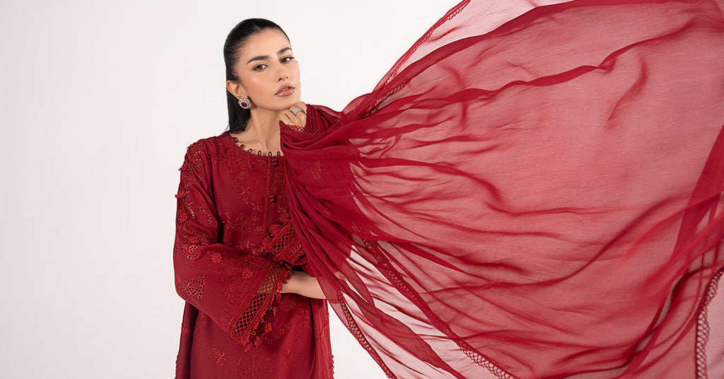 Maria B | Eid Collection 26 | 3 Piece Embroidered Dobby Lawn Suit