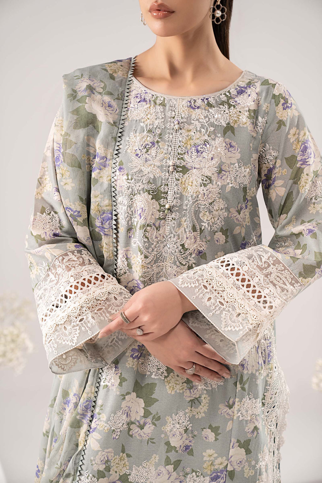 Maria B | Eid Collection 26 | 3 Piece Embroidered Dobby Lawn Suit