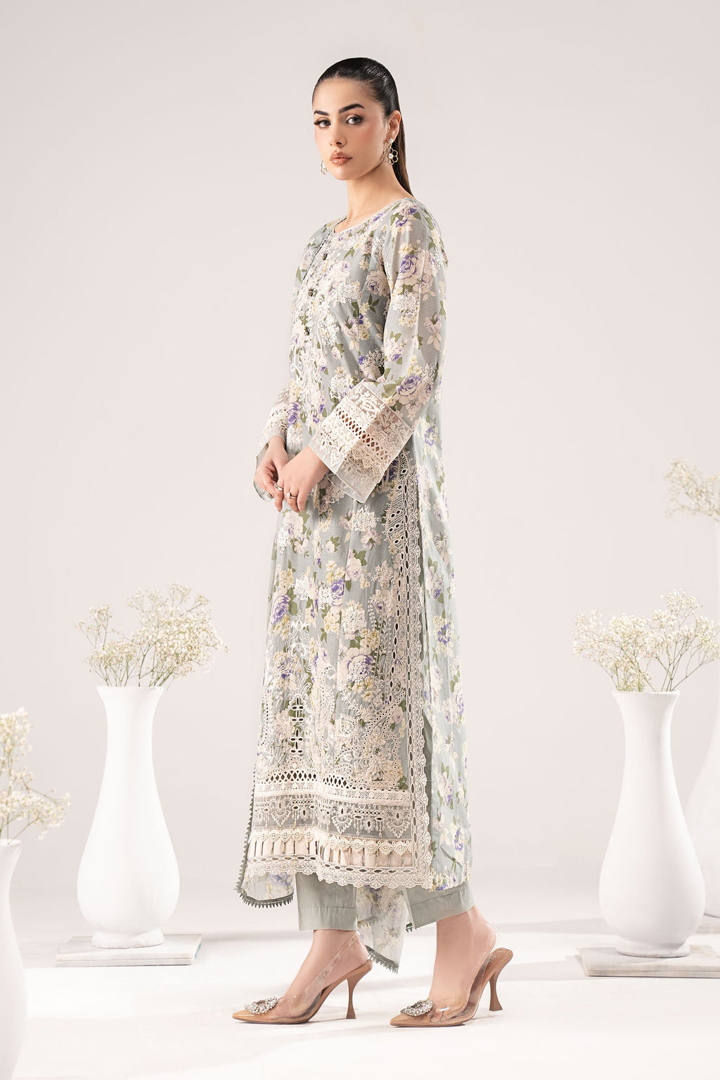 Maria B | Eid Collection 26 | 3 Piece Embroidered Dobby Lawn Suit