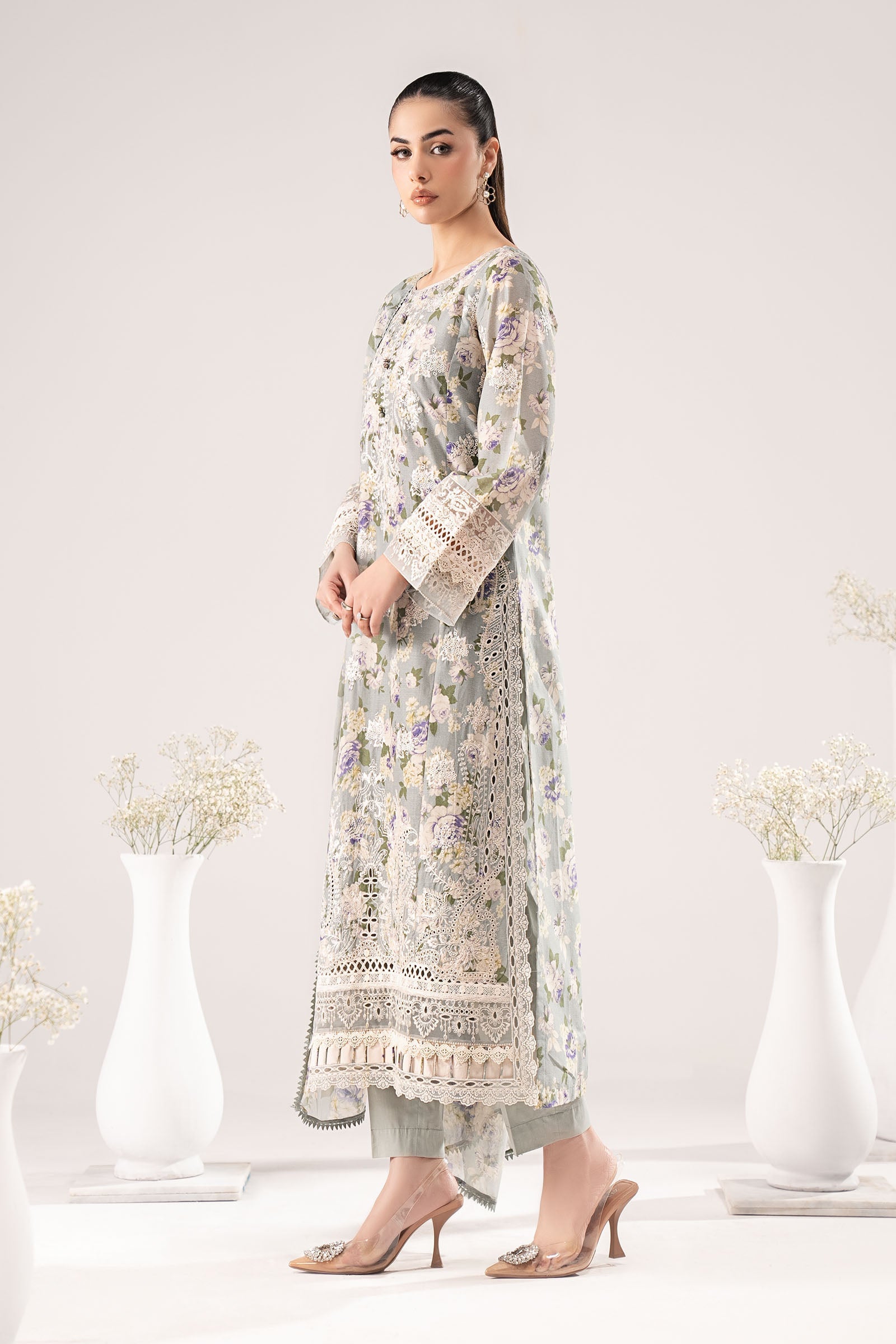 Maria B | Eid Collection 26 | 3 Piece Embroidered Dobby Lawn Suit