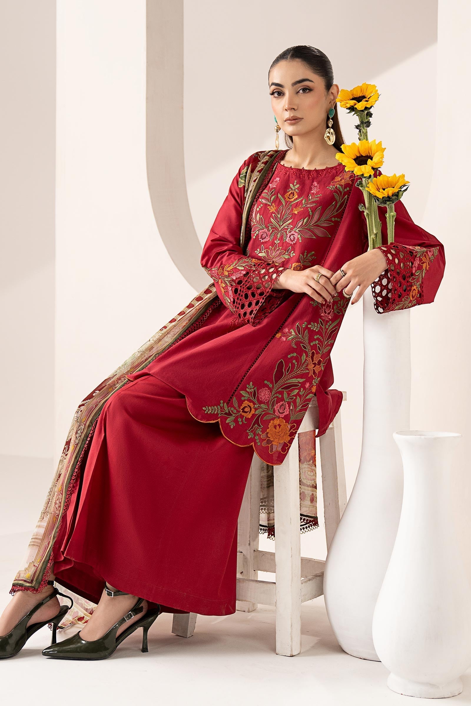 Maria B | Eid Collection 26 | 3 Piece Embroidered Lawn Suit