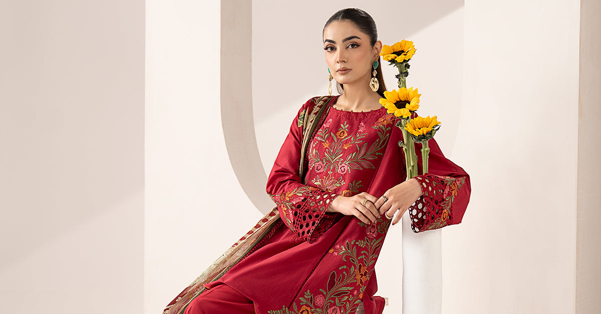 Maria B | Eid Collection 26 | 3 Piece Embroidered Lawn Suit