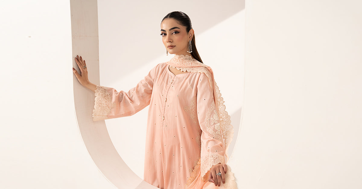 Maria B | Eid Collection 26 | 3 Piece Embroidered Dobby Lawn Suit