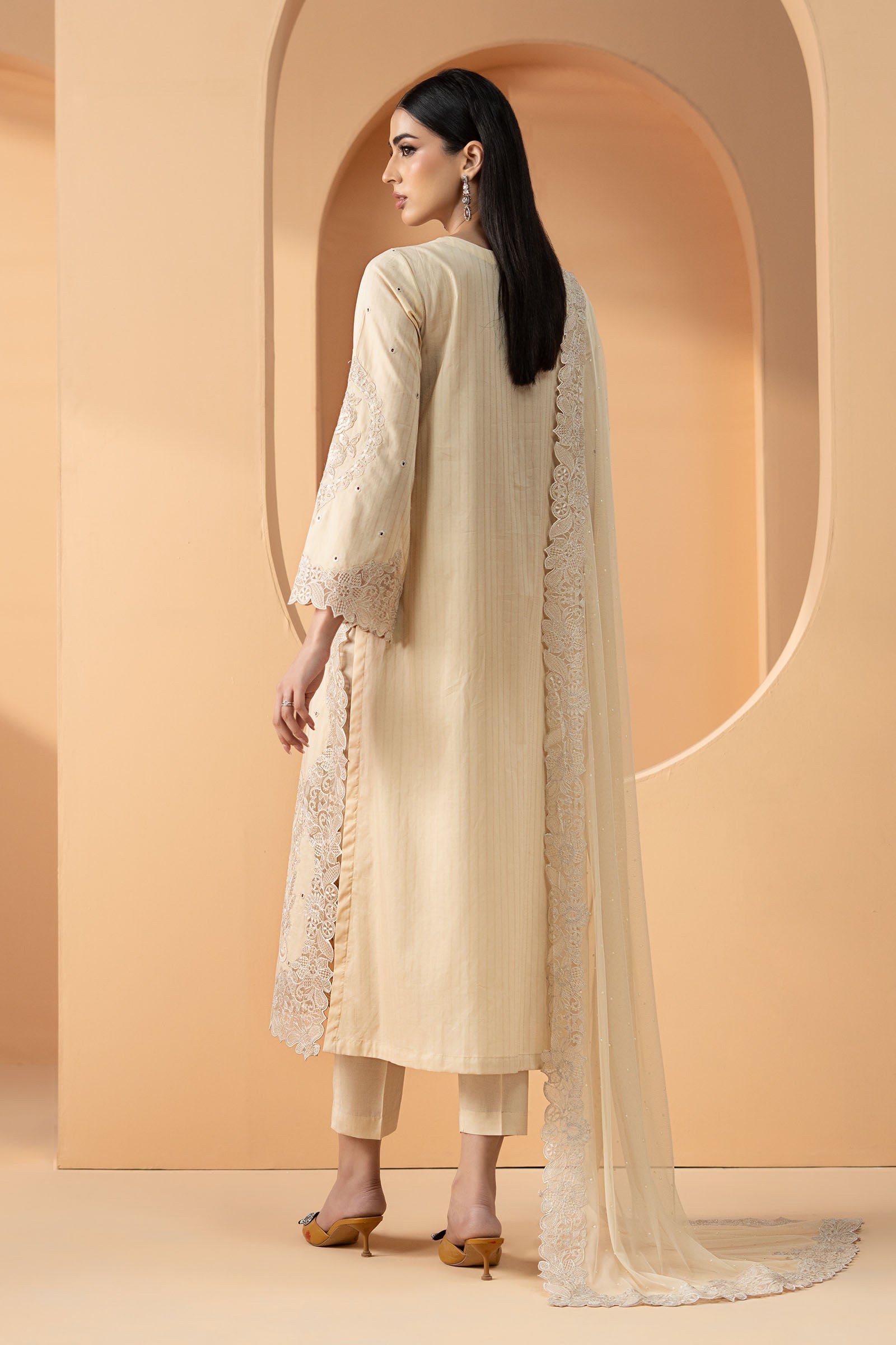 Maria B | Eid Collection 26 | 3 Piece Embroidered Dobby Lawn Suit
