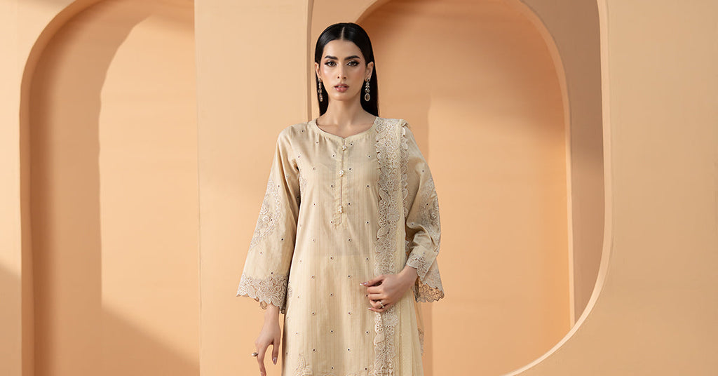 Maria B | Eid Collection 26 | 3 Piece Embroidered Dobby Lawn Suit