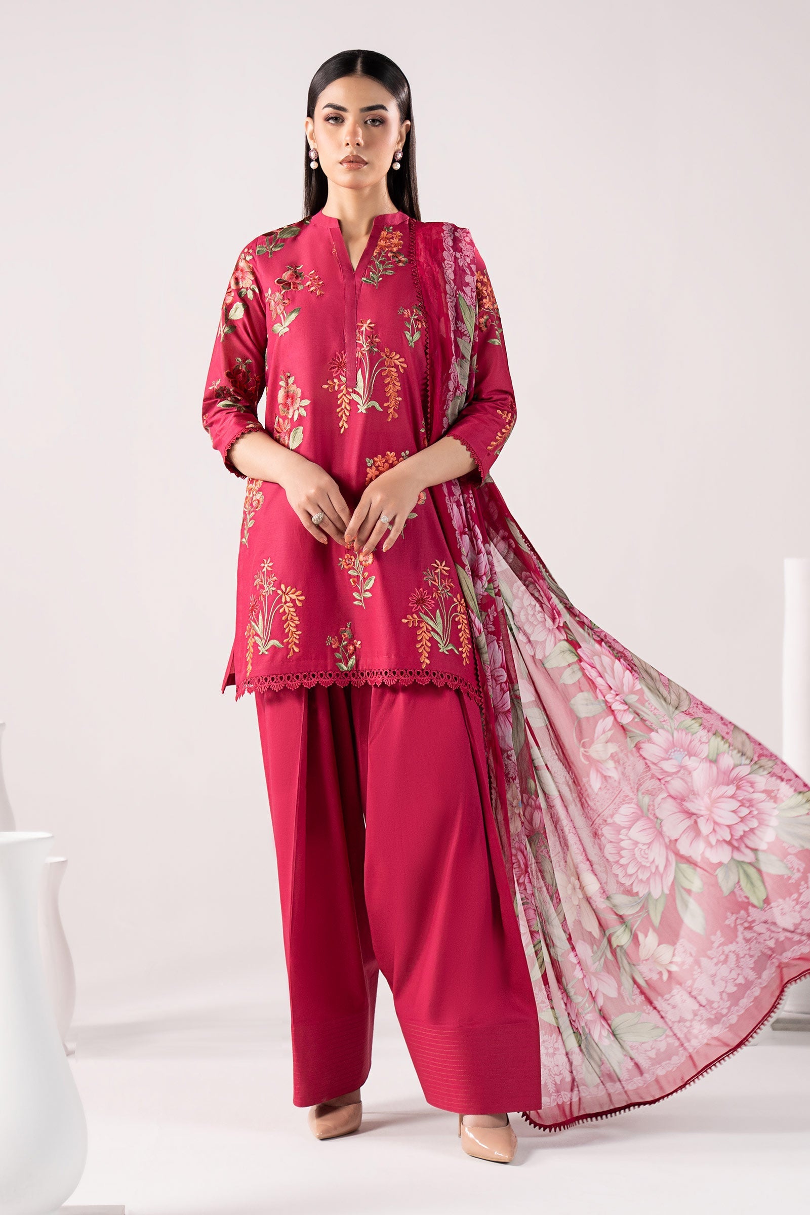 Maria B | Eid Collection 26 | 3 Piece Embroidered Lawn Suit
