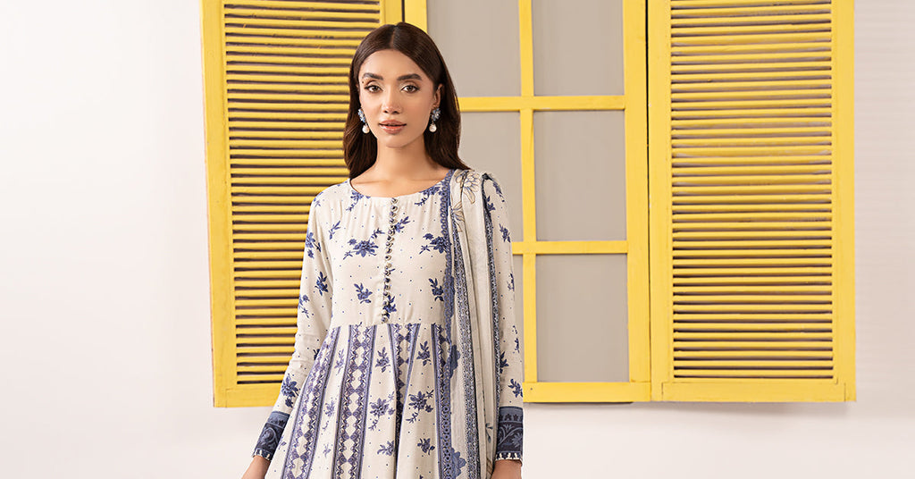 Maria B | Eid Collection 26 | 3 Piece Embroidered Pk Raw Silk Suit