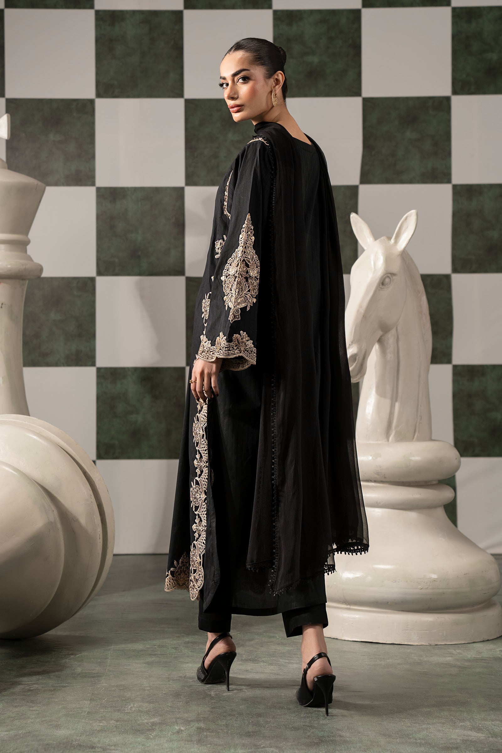 Maria B | Eid Collection 26 | 3 Piece Embroidered Dobby Lawn Suit