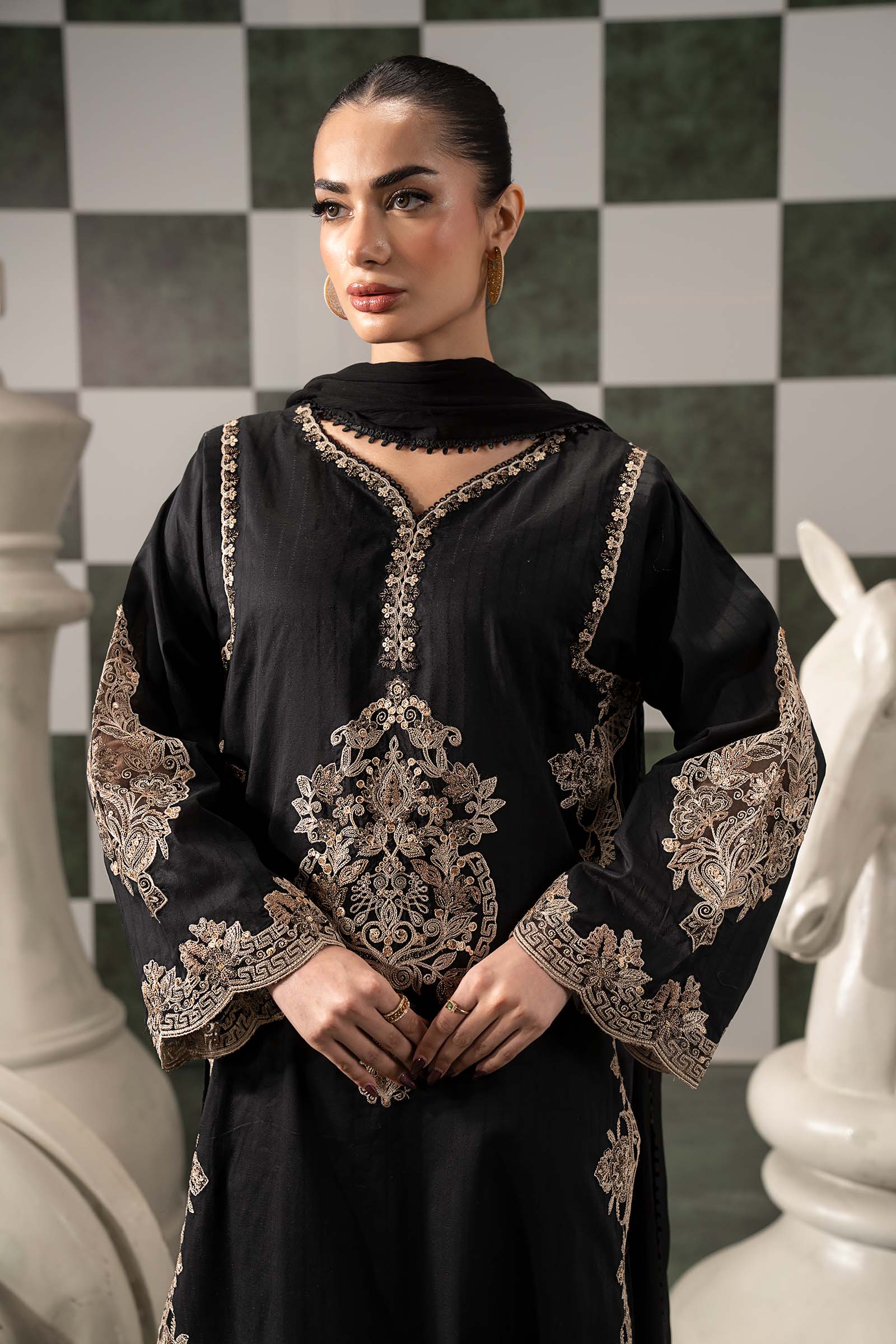 Maria B | Eid Collection 26 | 3 Piece Embroidered Dobby Lawn Suit
