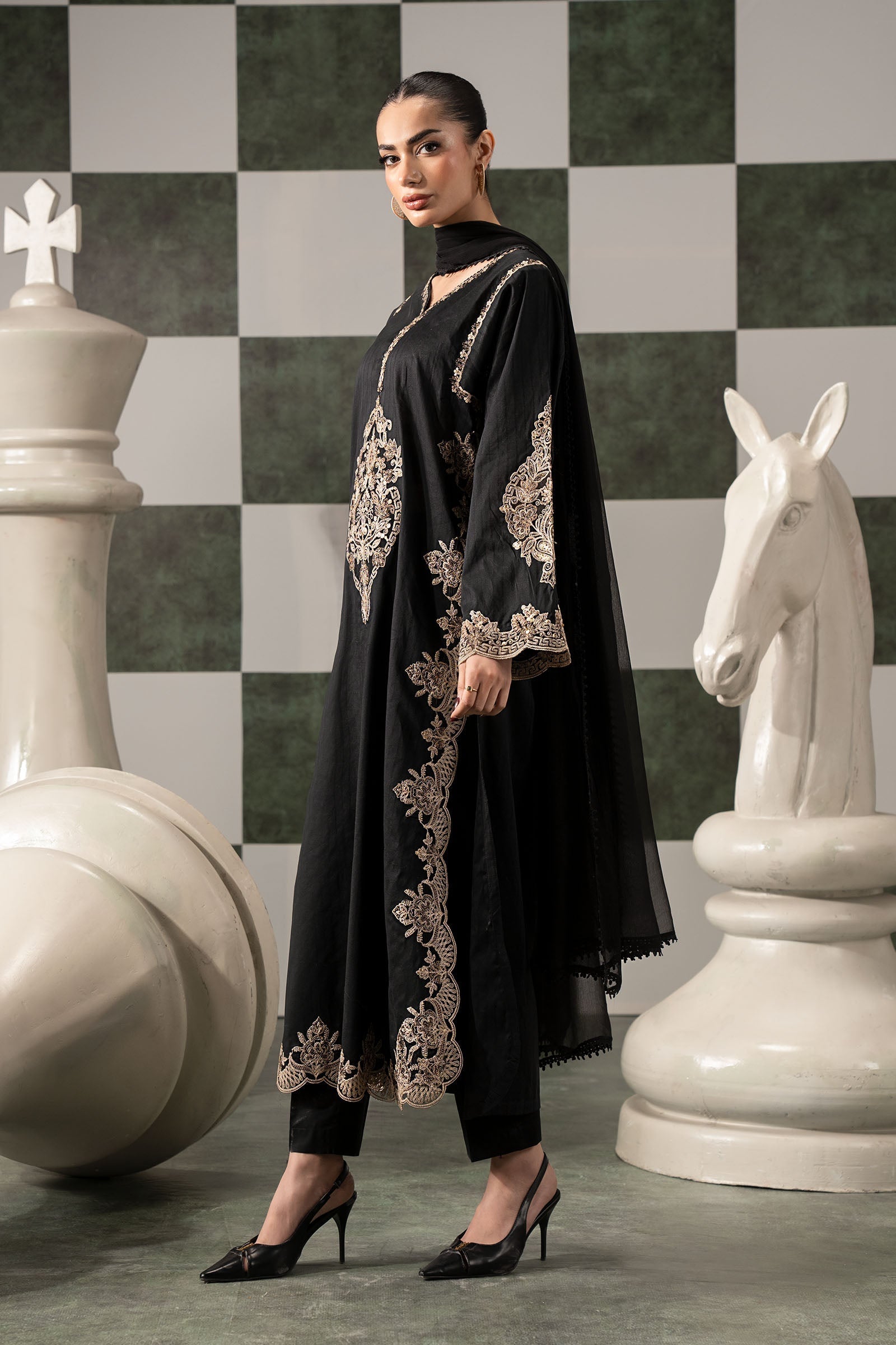 Maria B | Eid Collection 26 | 3 Piece Embroidered Dobby Lawn Suit