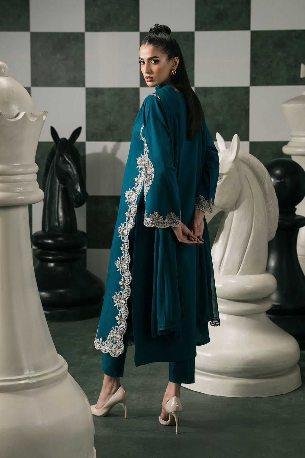 Maria B | Eid Collection 26 | 3 Piece Embroidered Dobby Lawn Suit