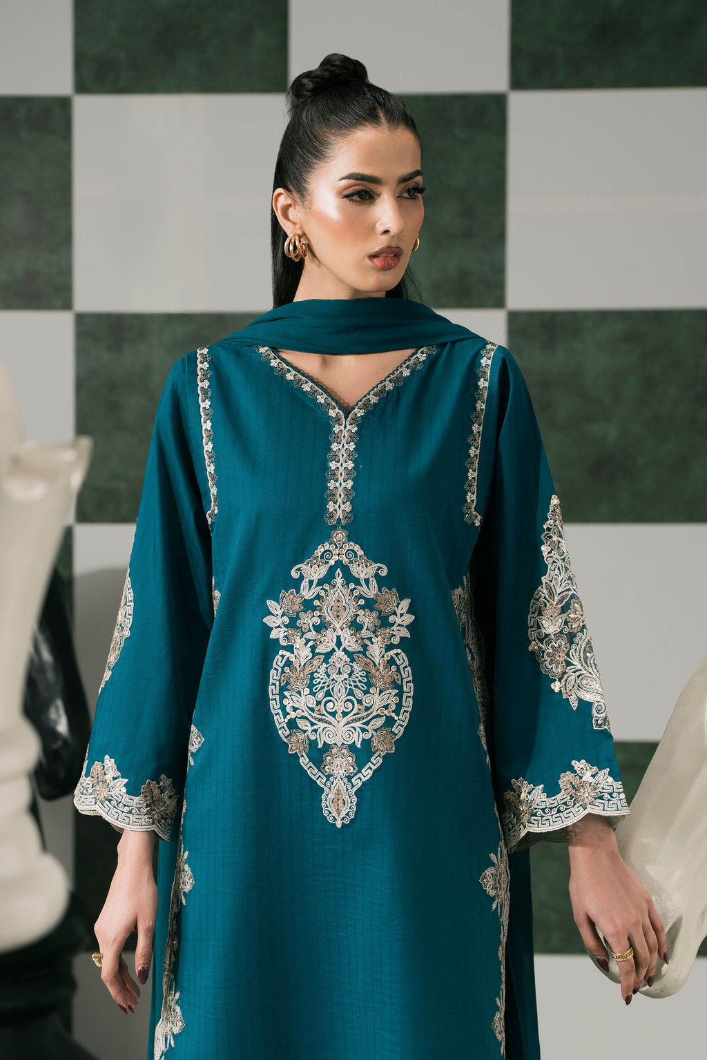 Maria B | Eid Collection 26 | 3 Piece Embroidered Dobby Lawn Suit