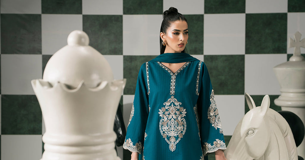 Maria B | Eid Collection 26 | 3 Piece Embroidered Dobby Lawn Suit