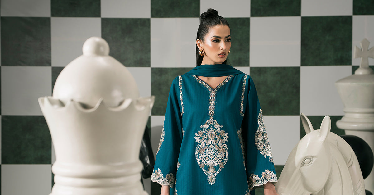 Maria B | Eid Collection 26 | 3 Piece Embroidered Dobby Lawn Suit