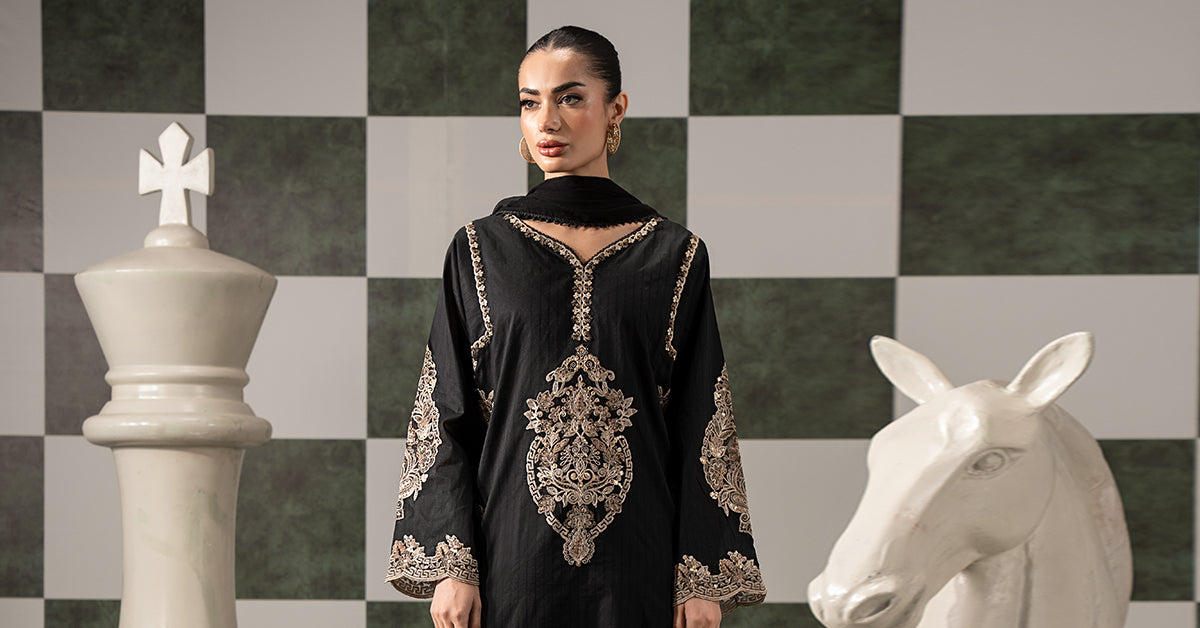 Maria B | Eid Collection 26 | 3 Piece Embroidered Dobby Lawn Suit