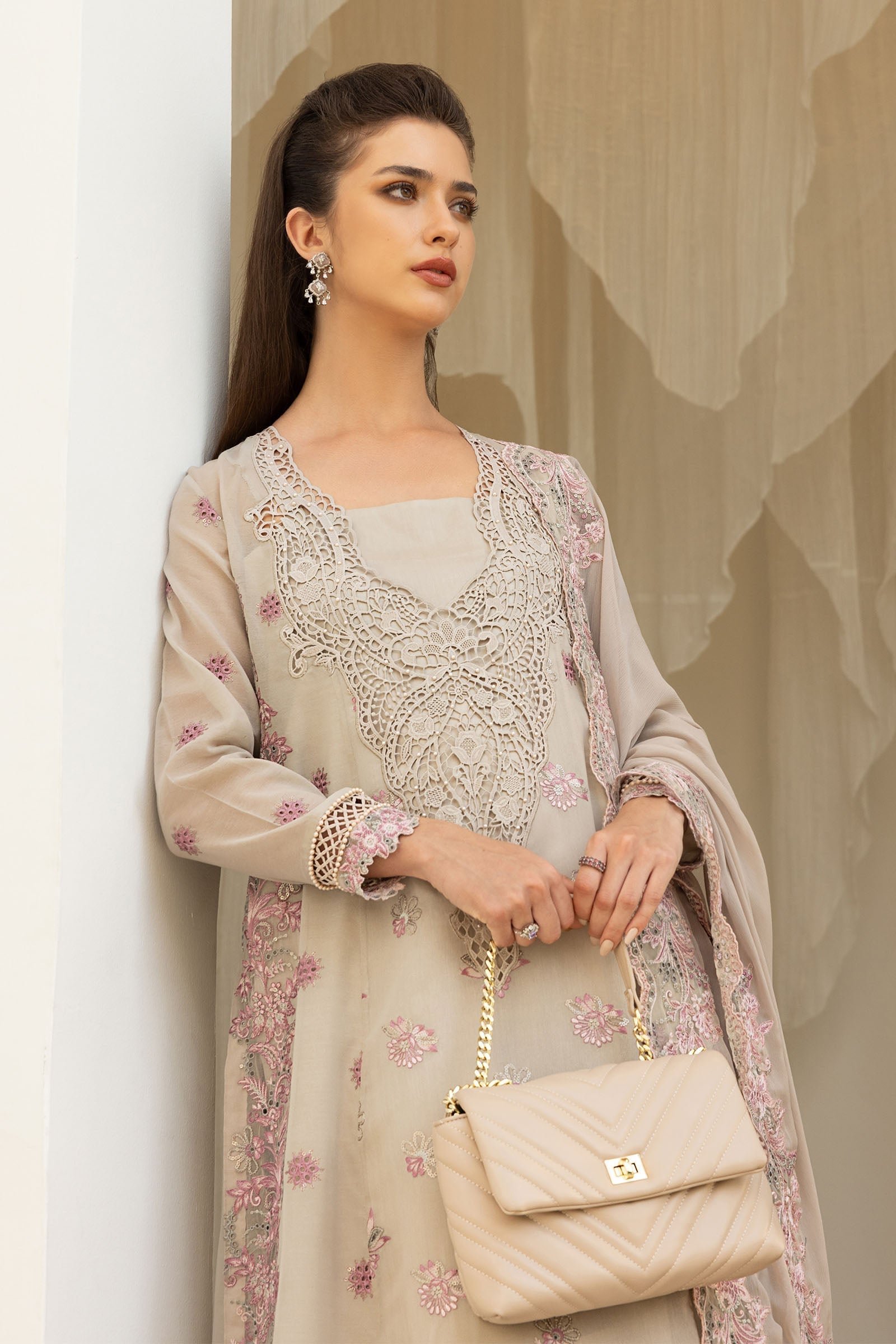 Maria B | Eid Collection 26 | 3 Piece Embroidered Paper Cotton Suit