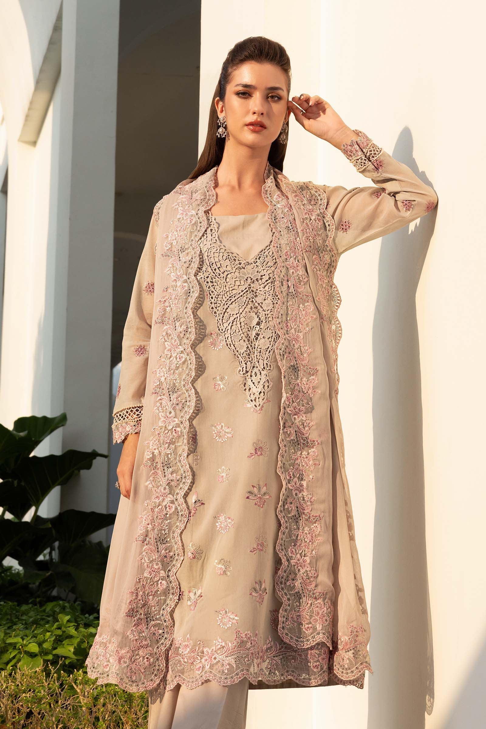 Maria B | Eid Collection 26 | 3 Piece Embroidered Paper Cotton Suit