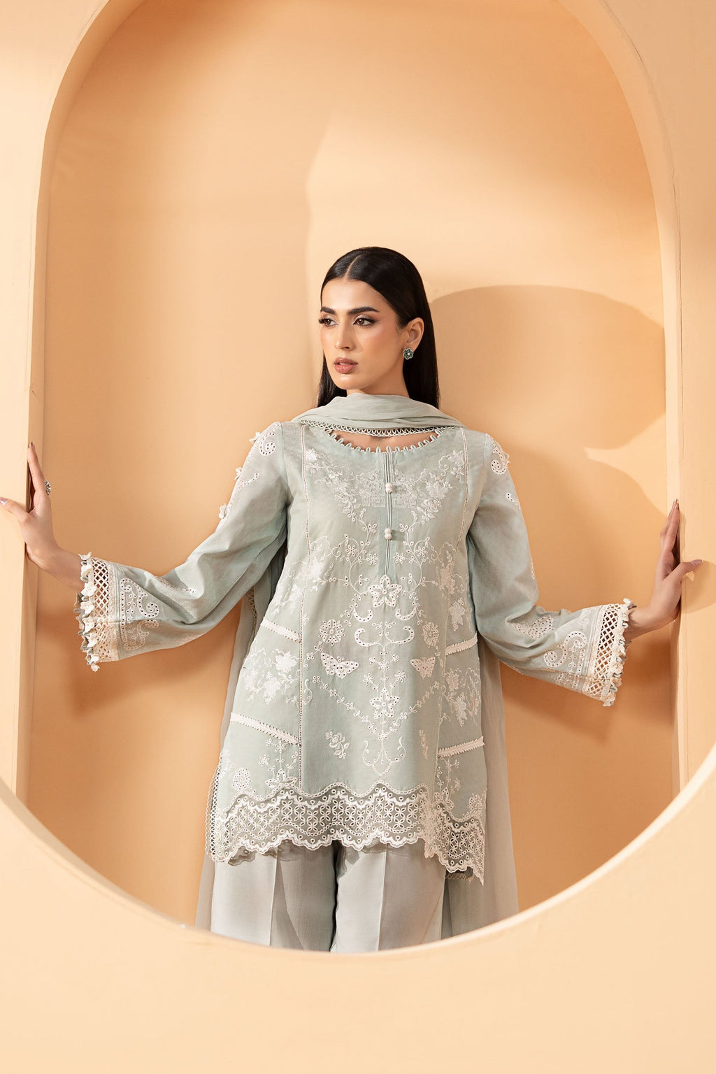 Maria B | Eid Collection 26 | 3 Piece Embroidered Dobby Lawn Suit