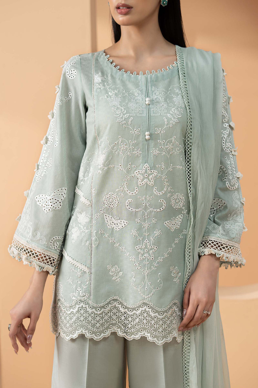 Maria B | Eid Collection 26 | 3 Piece Embroidered Dobby Lawn Suit