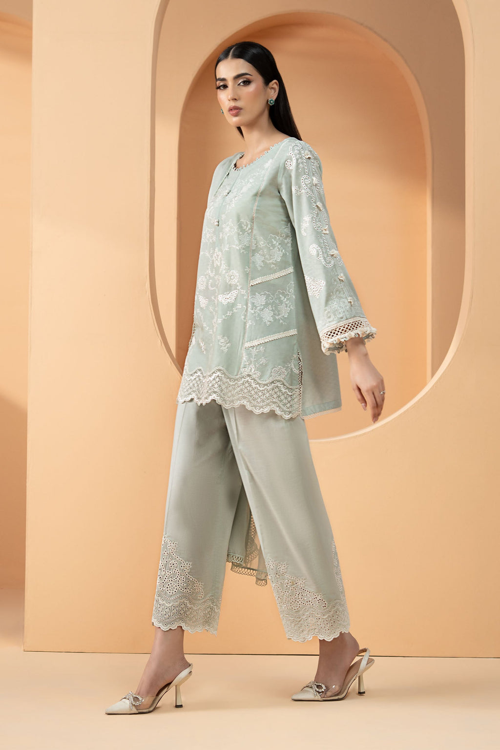 Maria B | Eid Collection 26 | 3 Piece Embroidered Dobby Lawn Suit