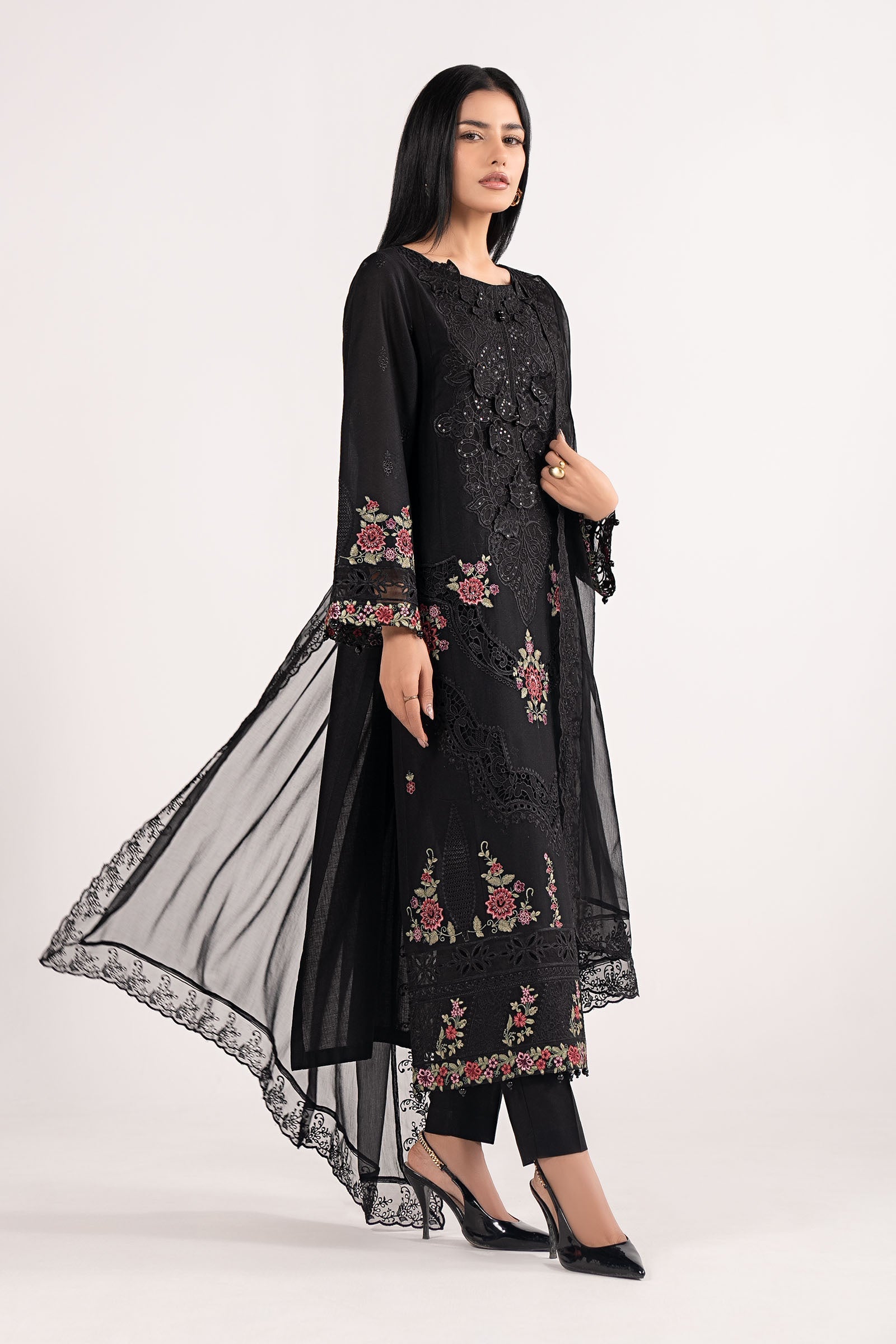 Maria B | Eid Collection 26 | 3 Piece Embroidered Dobby Lawn Suit
