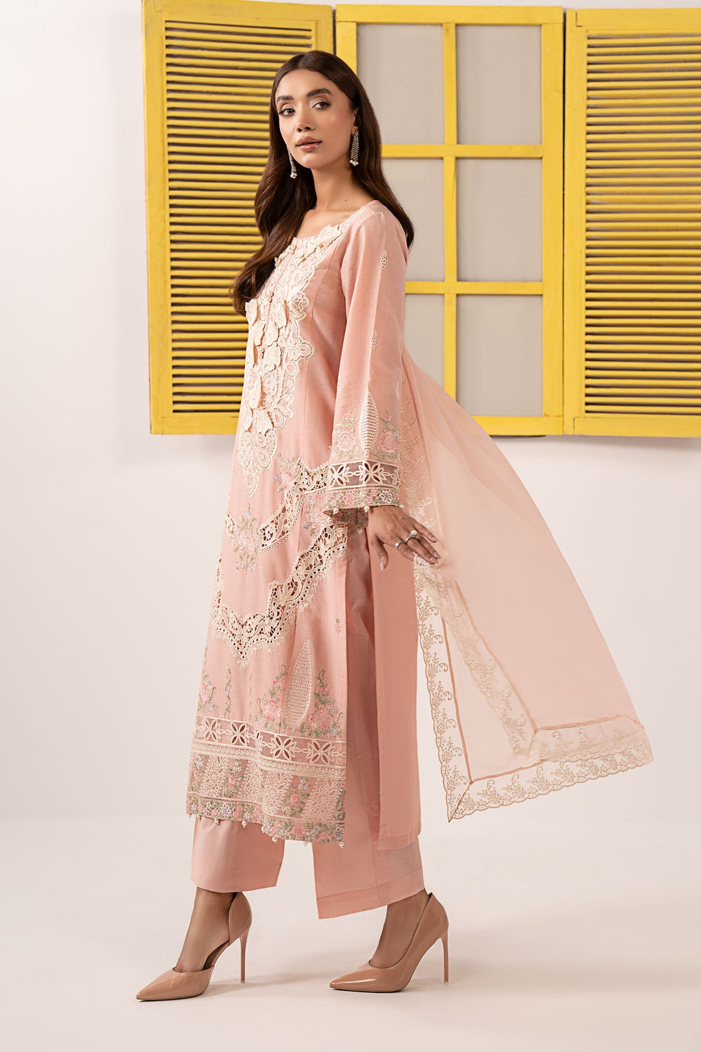 Maria B | Eid Collection 26 | 3 Piece Embroidered Dobby Lawn Suit