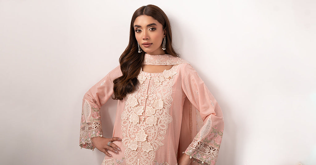 Maria B | Eid Collection 26 | 3 Piece Embroidered Dobby Lawn Suit
