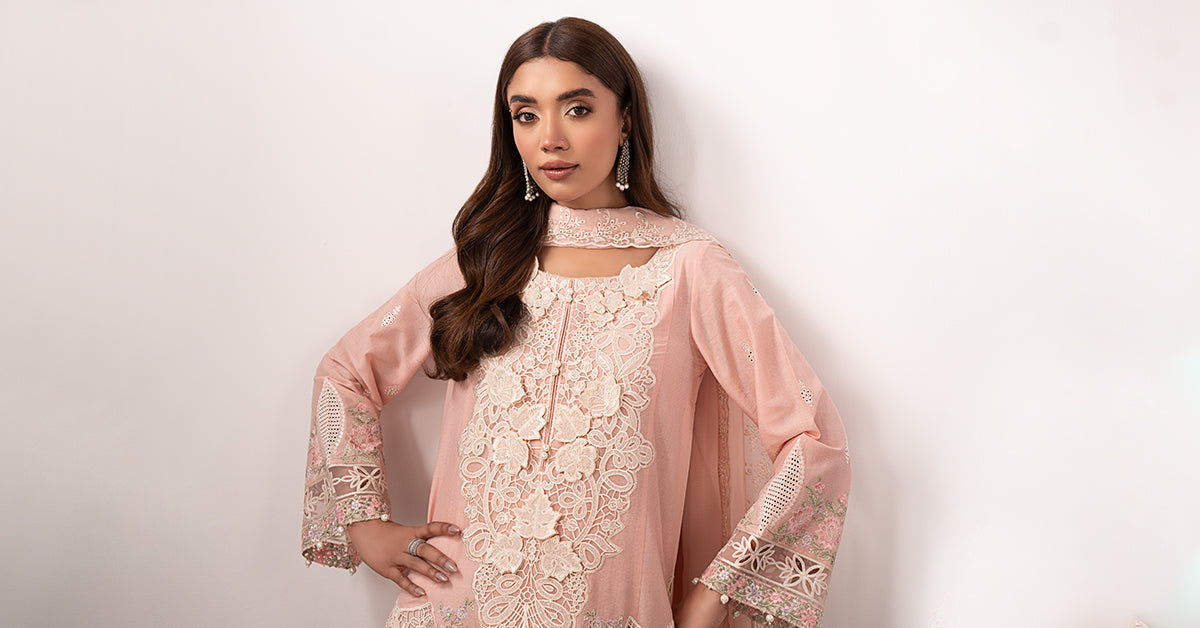 Maria B | Eid Collection 26 | 3 Piece Embroidered Dobby Lawn Suit