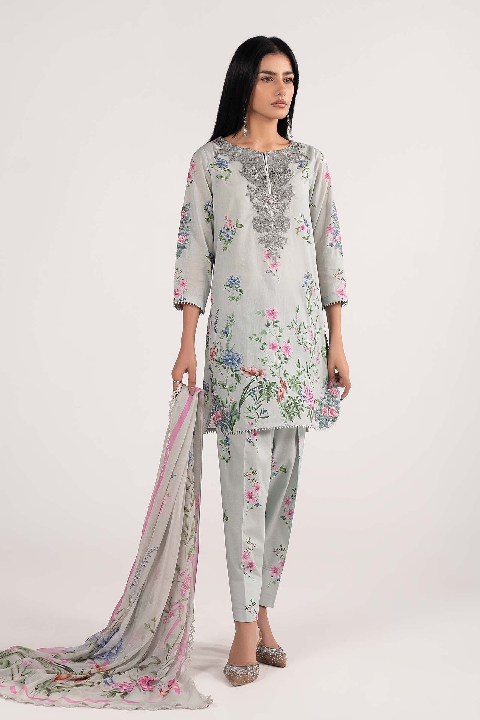 Maria B | Eid Collection 26 | 3 Piece Embroidered Lawn Suit