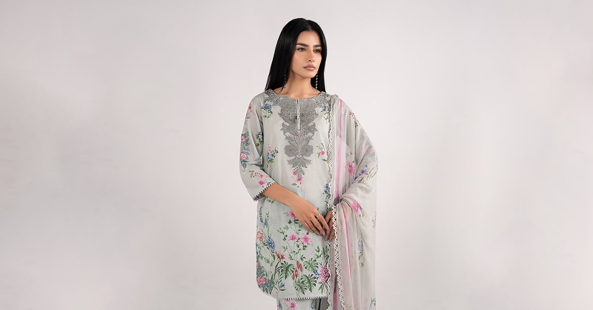 Maria B | Eid Collection 26 | 3 Piece Embroidered Lawn Suit