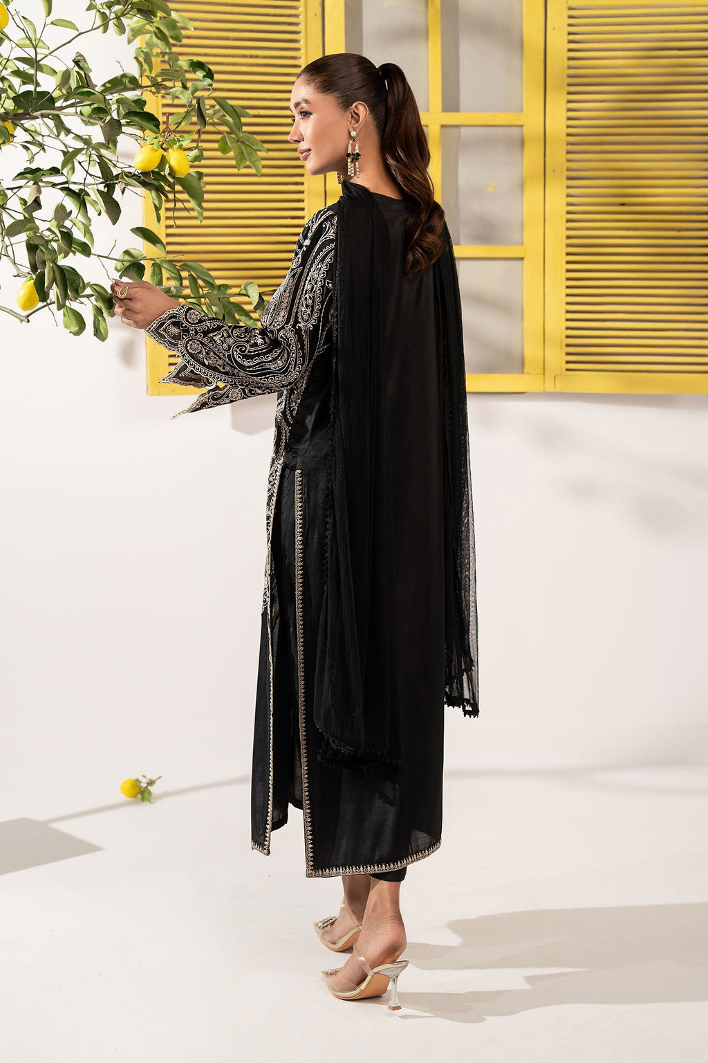 Maria B | Eid Collection 26 | 3 Piece Embroidered Raw Silk Suit
