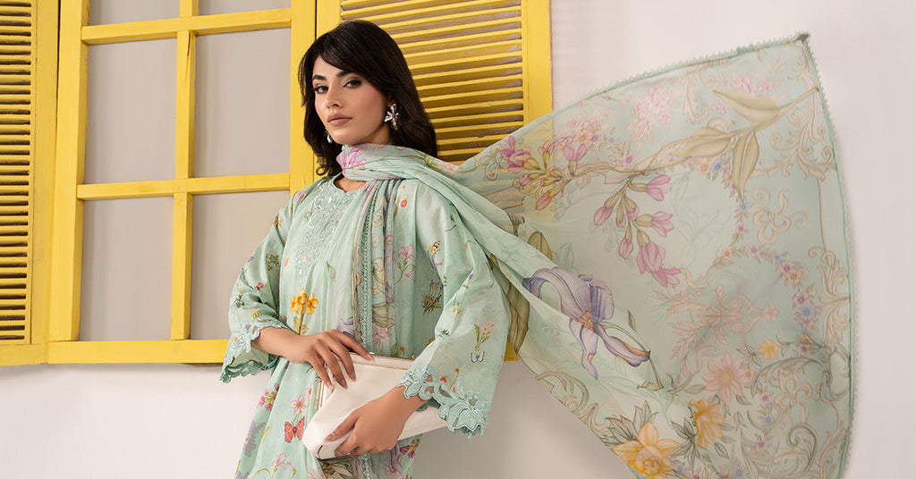 Maria B | Eid Collection 26 | 3 Piece Embroidered Lawn Suit