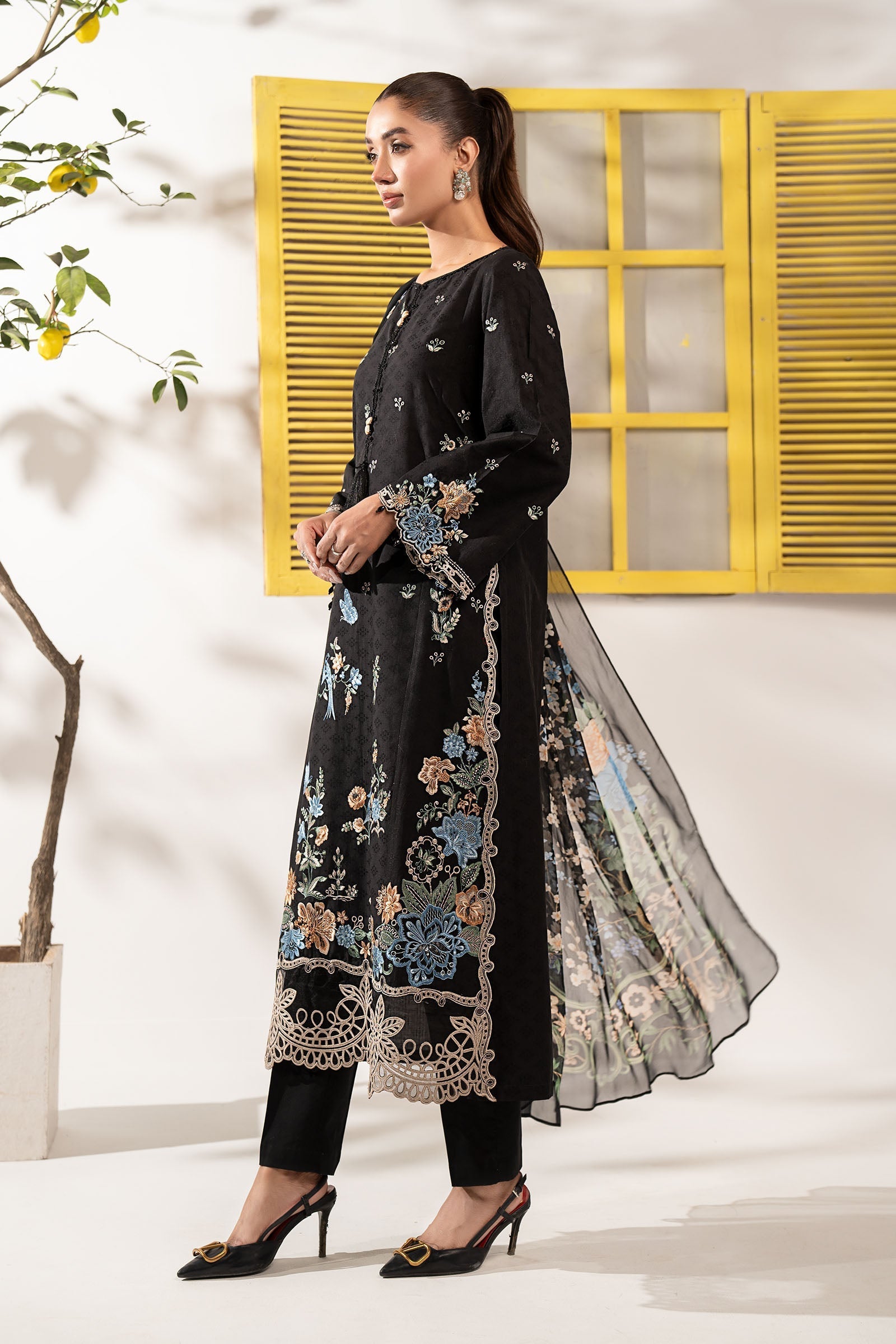 Maria B | Eid Collection 26 | 3 Piece Embroidered Dobby Lawn Suit