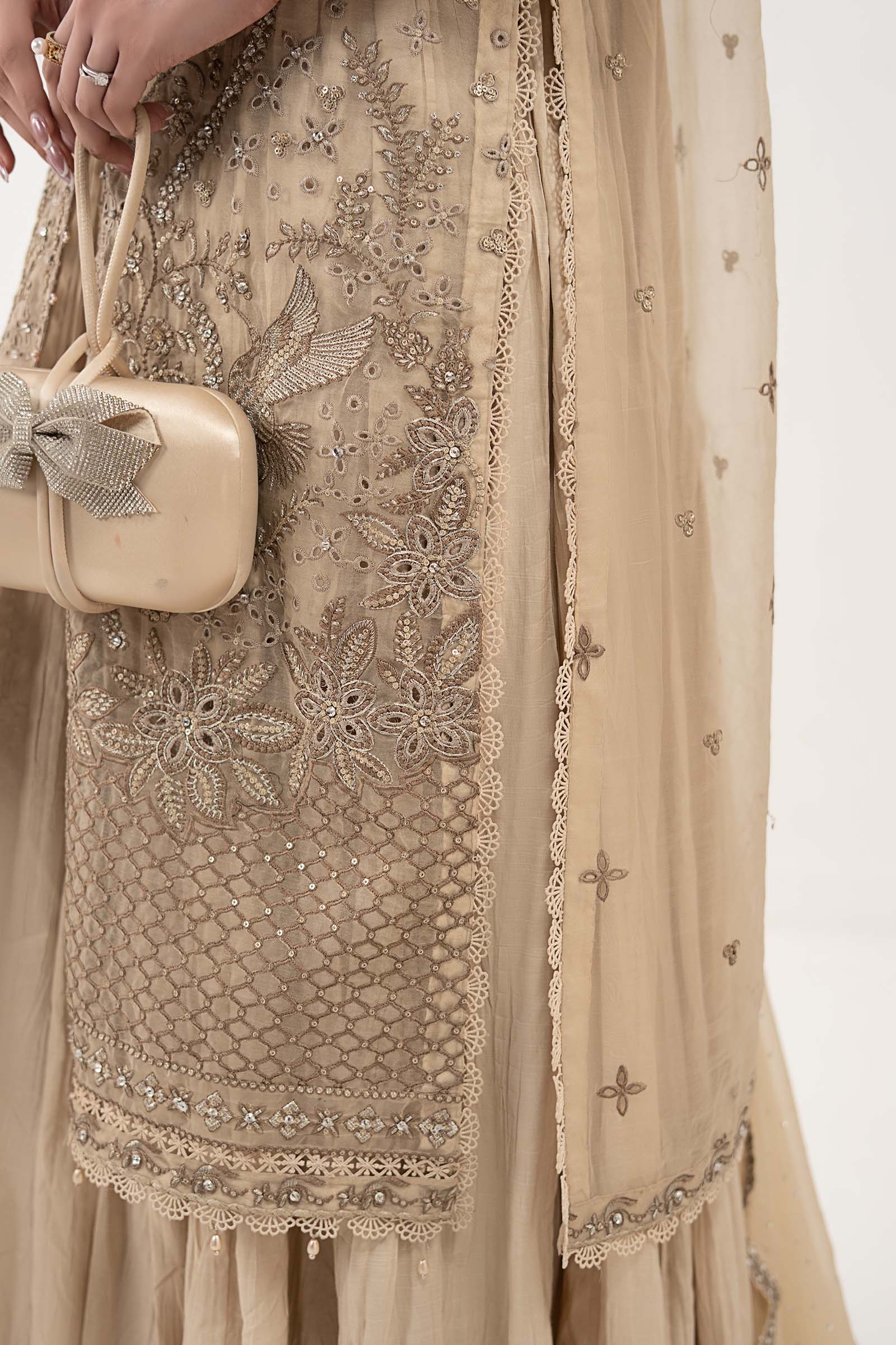 Maria B | Eid Collection 26 | 3 Piece Embroidered Organza Suit