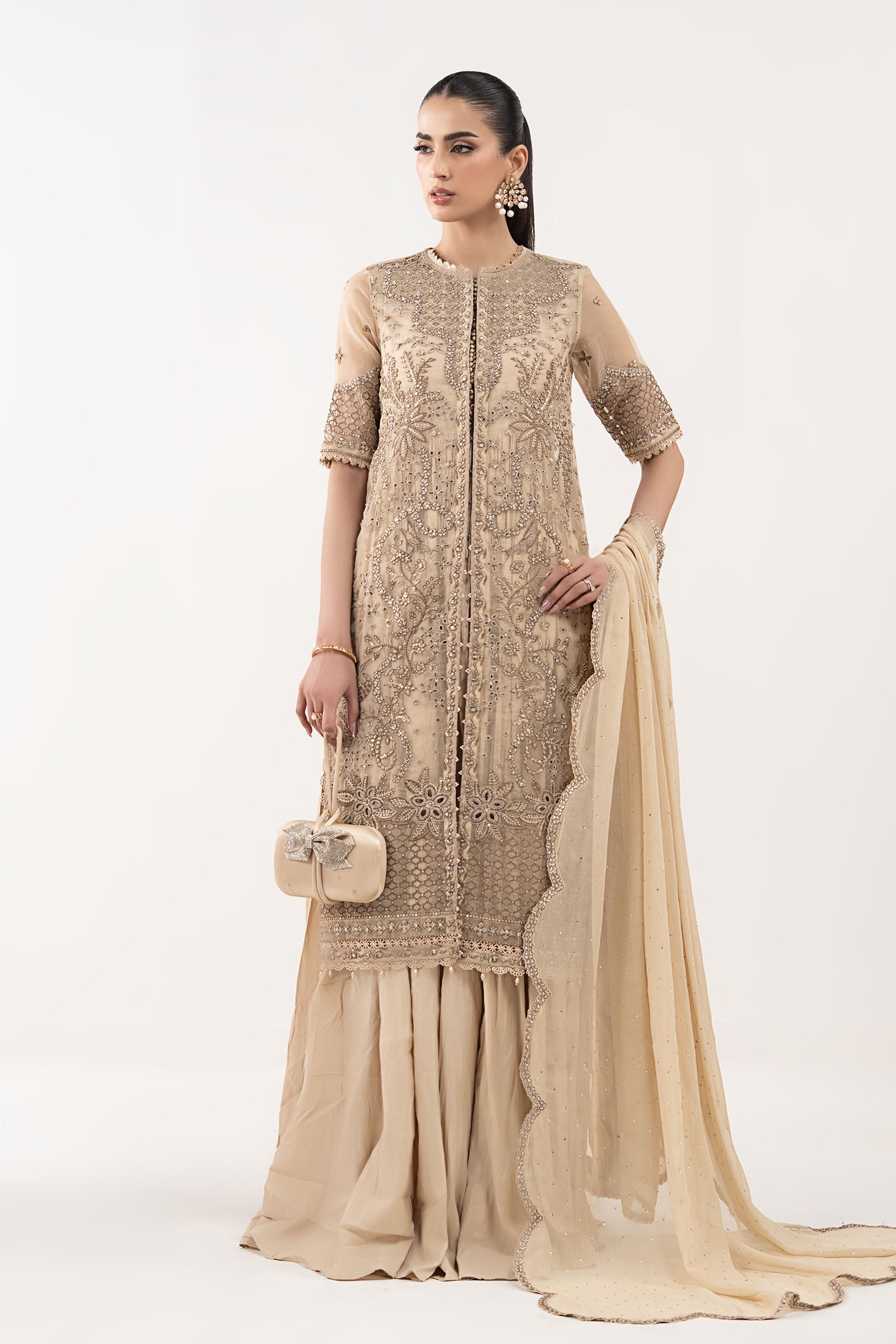 Maria B | Eid Collection 26 | 3 Piece Embroidered Organza Suit
