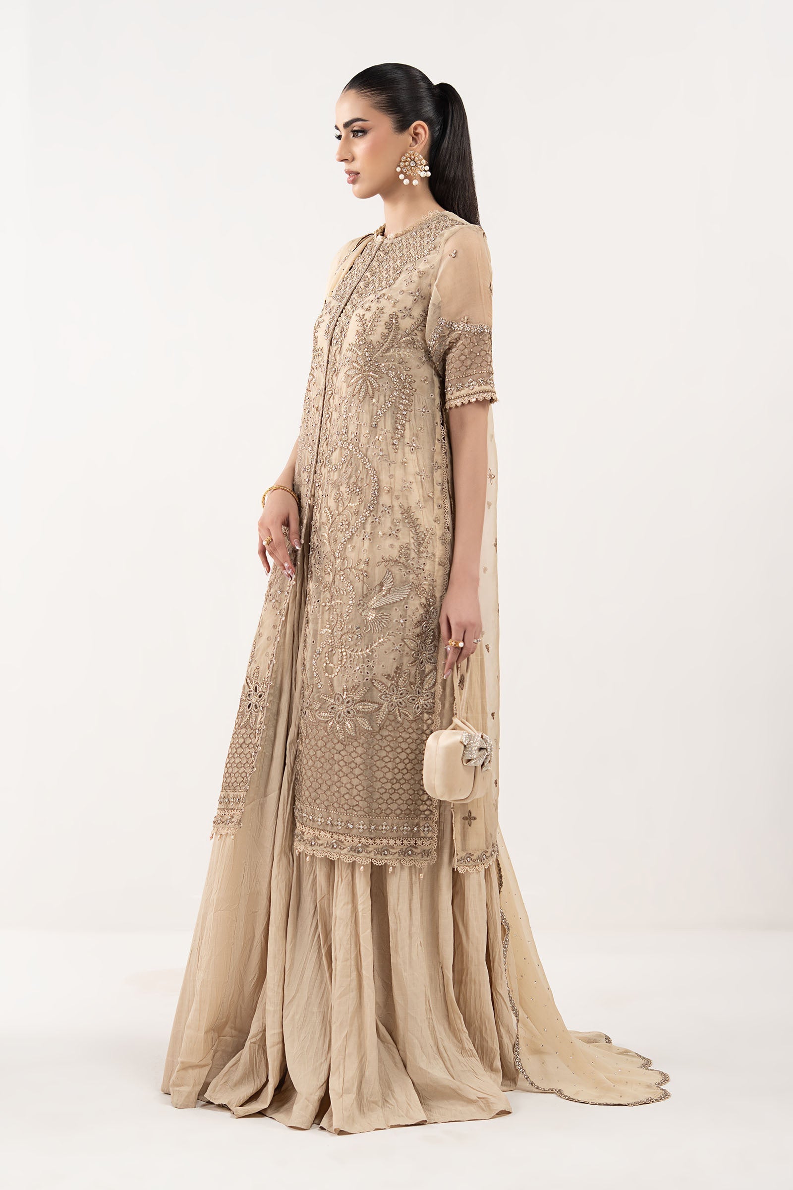 Maria B | Eid Collection 26 | 3 Piece Embroidered Organza Suit