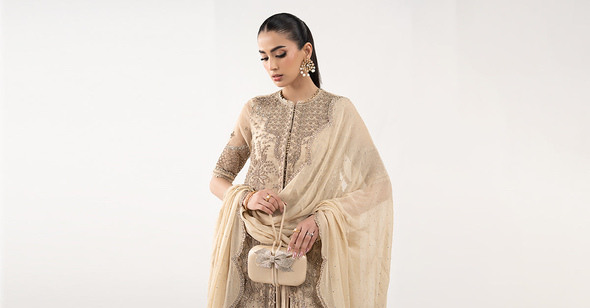 Maria B | Eid Collection 26 | 3 Piece Embroidered Organza Suit