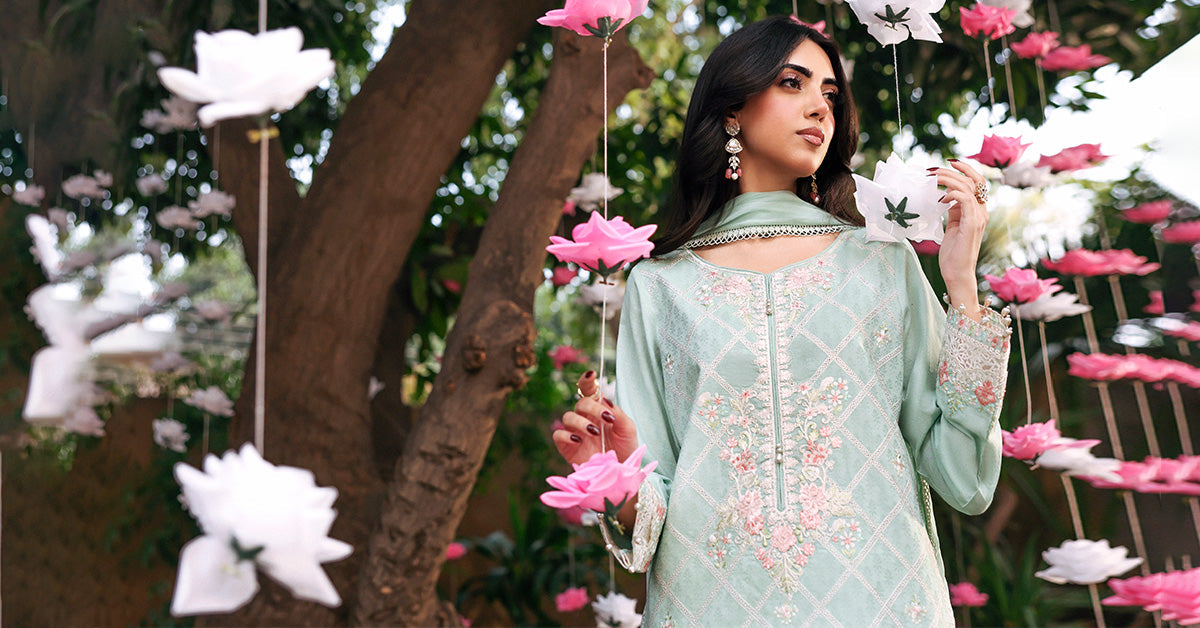 Maria B | Eid Collection 26 | 3 Piece Embroidered Dobby Lawn Suit