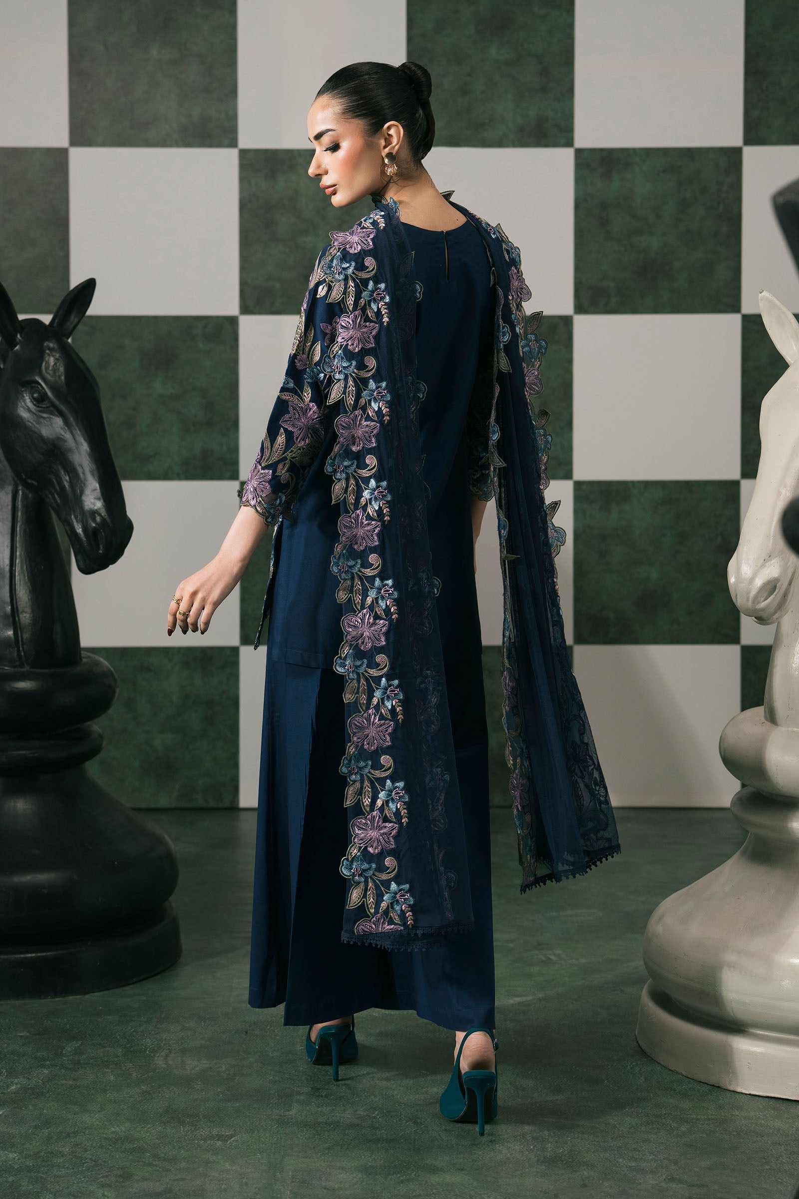 Maria B | Eid Collection 26 | 3 Piece Embroidered Dobby Lawn Suit