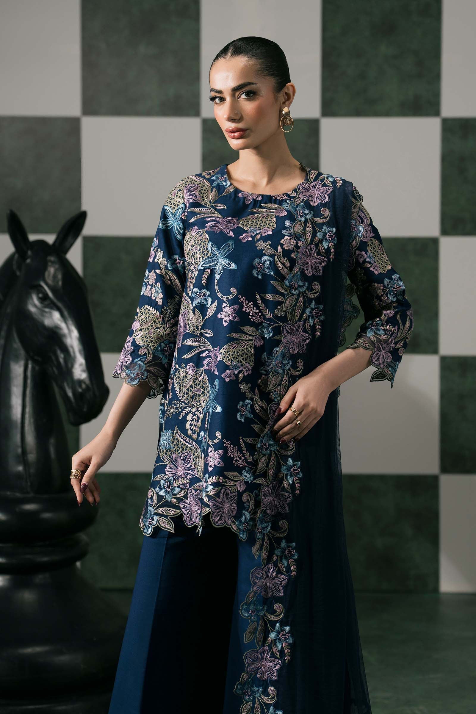 Maria B | Eid Collection 26 | 3 Piece Embroidered Dobby Lawn Suit