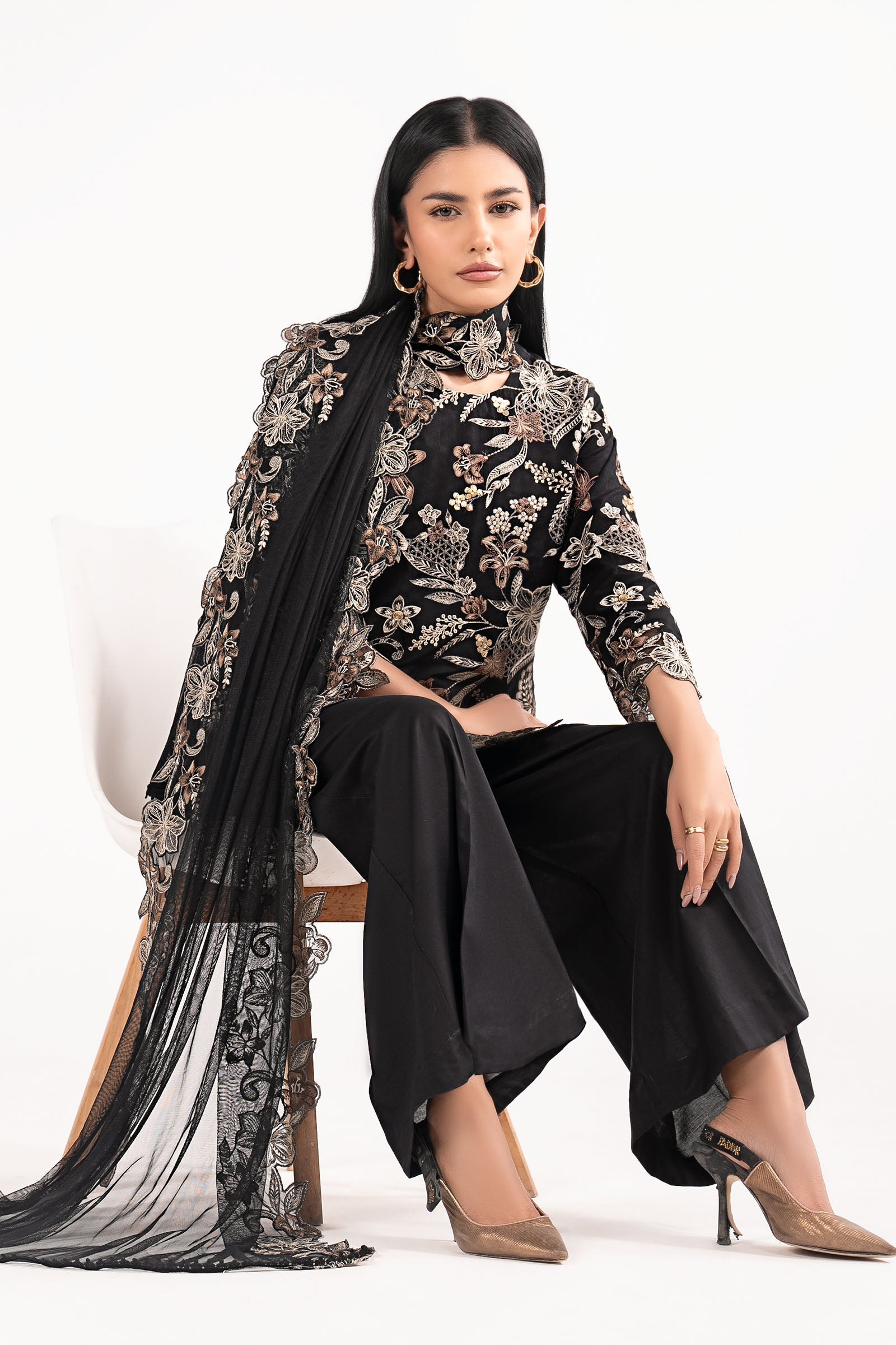 Maria B | Eid Collection 26 | 3 Piece Embroidered Dobby Lawn Suit