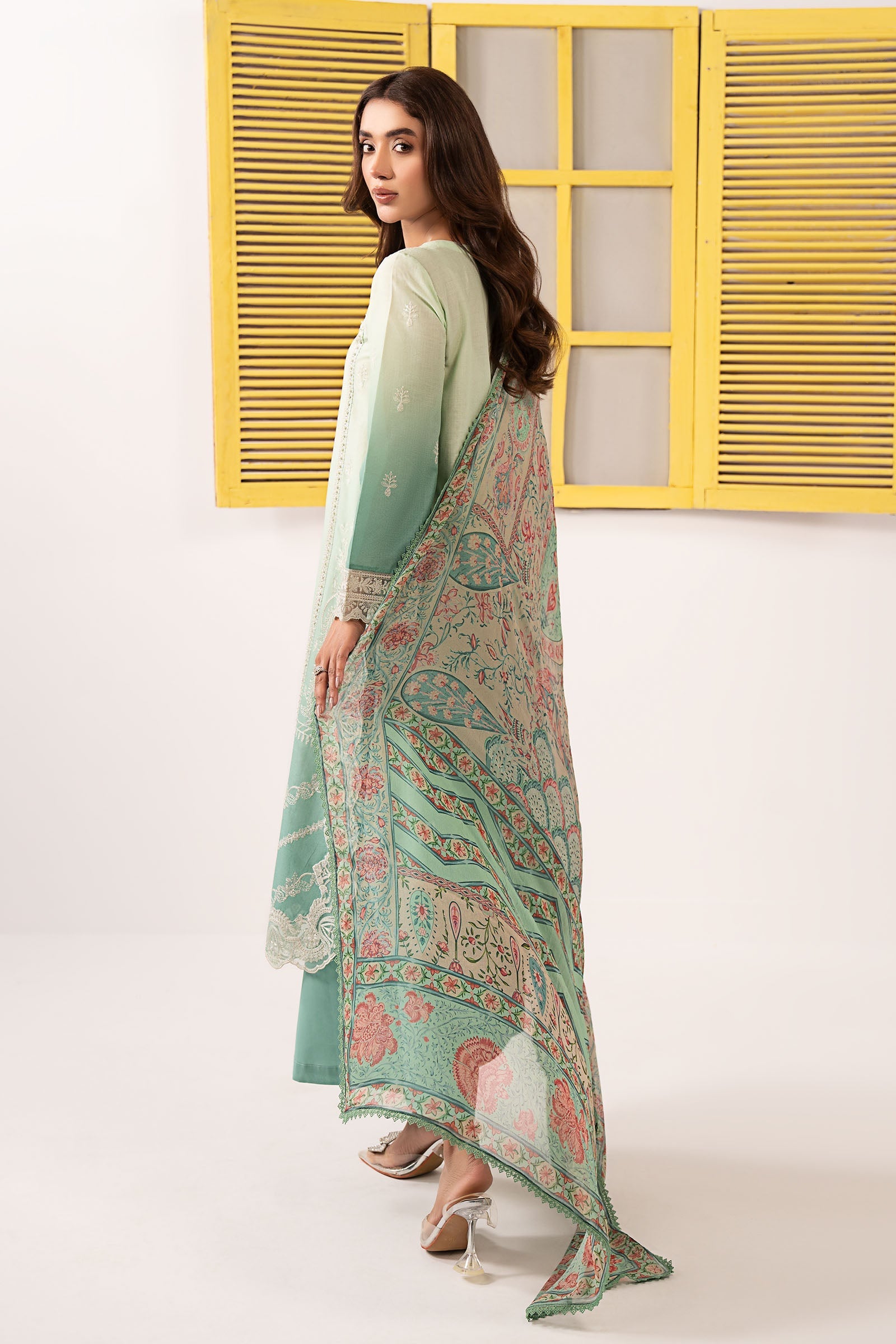 Maria B | Eid Collection 26 | 3 Piece Embroidered Dobby Lawn Suit