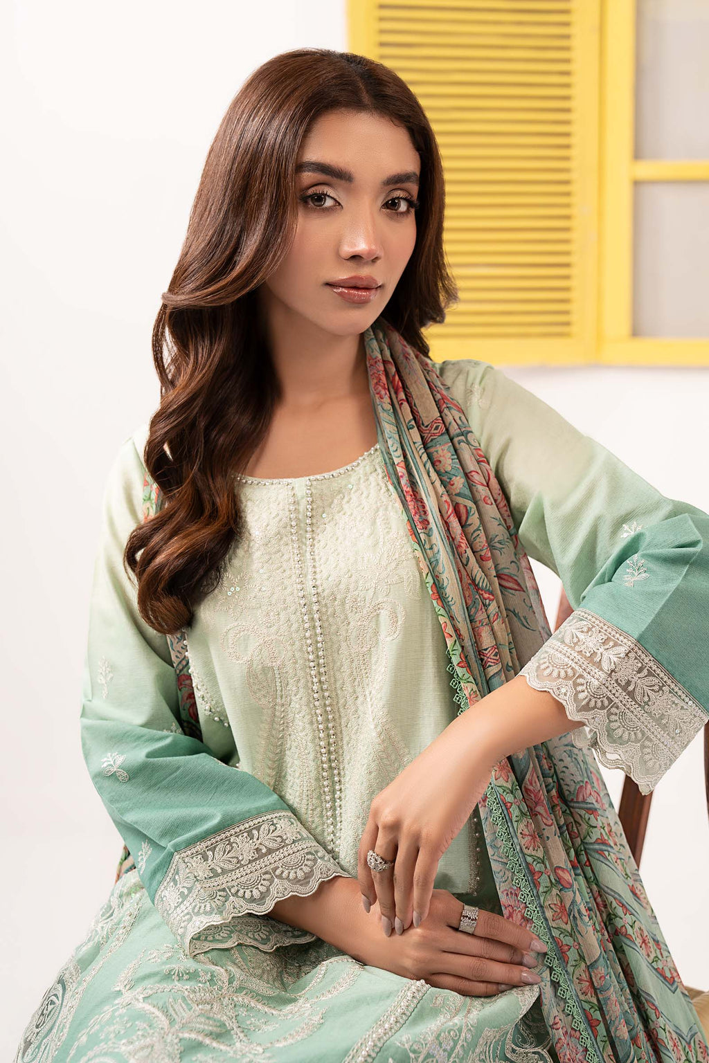 Maria B | Eid Collection 26 | 3 Piece Embroidered Dobby Lawn Suit