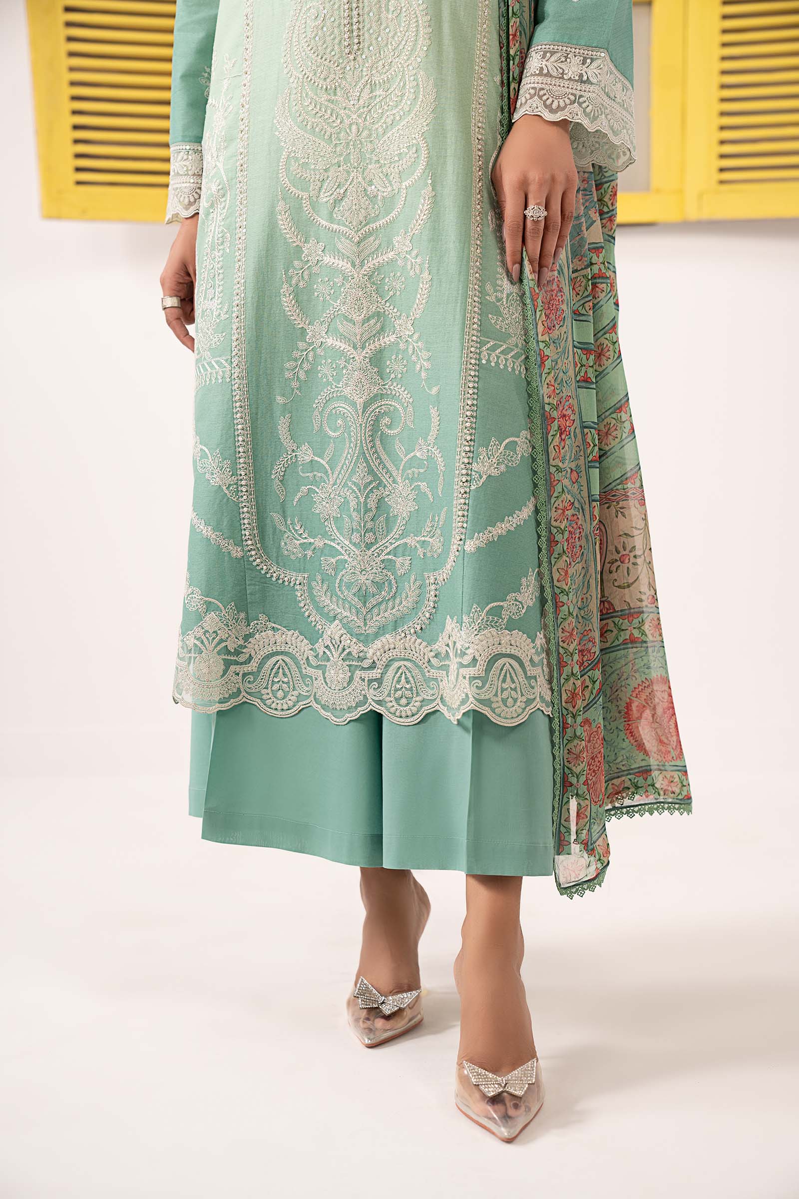 Maria B | Eid Collection 26 | 3 Piece Embroidered Dobby Lawn Suit