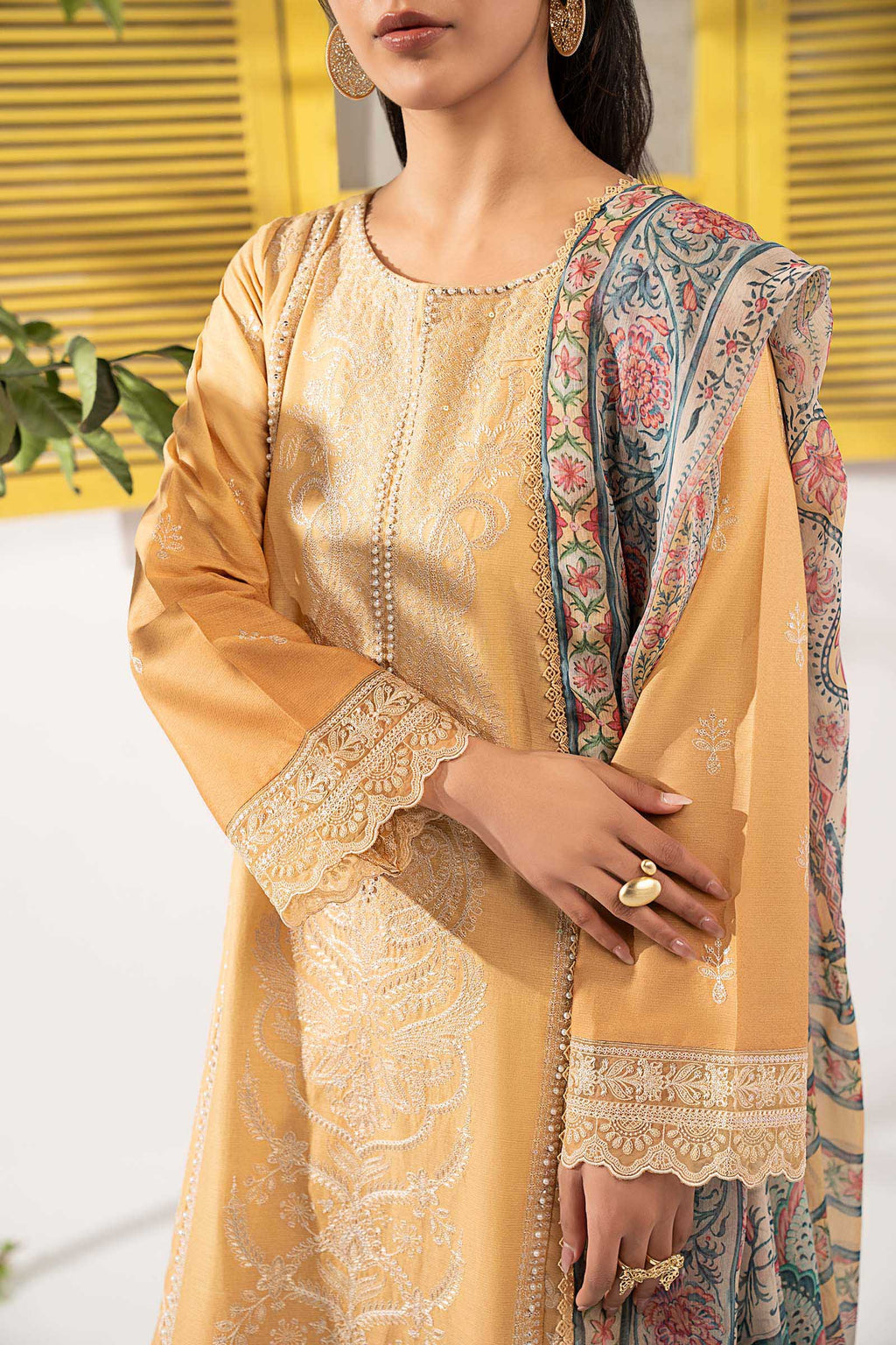 Maria B | Eid Collection 26 | 3 Piece Embroidered Dobby Lawn Suit