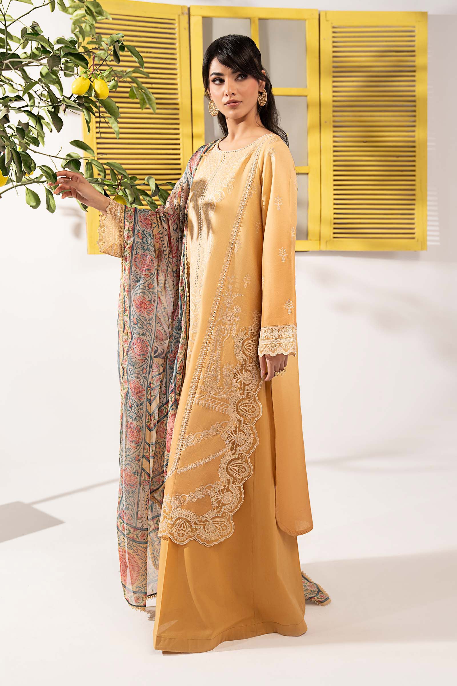 Maria B | Eid Collection 26 | 3 Piece Embroidered Dobby Lawn Suit