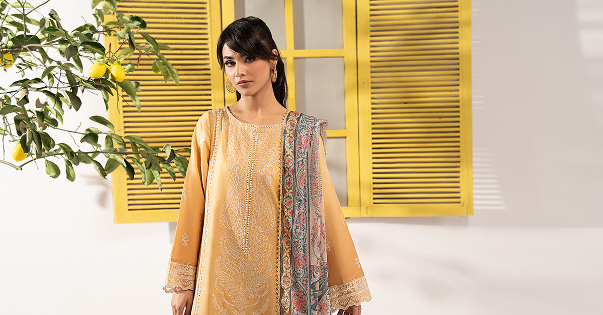 Maria B | Eid Collection 26 | 3 Piece Embroidered Dobby Lawn Suit